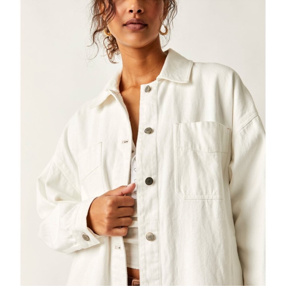 Free People Madison City Twill Jacket NWT